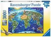 World Landmarks Map Jigsaw Puzzles;Children s Puzzles - Ravensburger