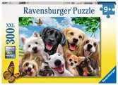 Puzzle dla dzieci 2D: Szczęsliwe psy 300 elementów Puzzle;Puzzle dla dzieci - Ravensburger