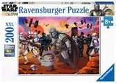 Puzzle 200 p XXL - La confrontation / Star Wars The Mandalorian Puzzle;Puzzle enfants - Ravensburger