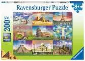 Světové památky 200 dílků 2D Puzzle;Dětské puzzle - Ravensburger