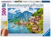 KOŚCIÓŁ U PODNÓŻA GÓRY 500EL Puzzle;Puzzle dla dzieci - Ravensburger