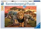 AFRYKAŃSKI PEJZAŻ 500EL. Puzzle;Puzzle dla dzieci - Ravensburger