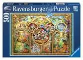RODZINA Disney a 500EL Puzzle;Puzzle dla dzieci - Ravensburger