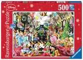 ŚWIĄTECZNY POCIĄG Disney a 500EL Puzzle;Puzzle dla dzieci - Ravensburger