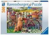 Cute Dogs in the Garden Puslespill;Voksenpuslespill - Ravensburger