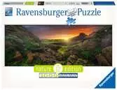 Slunce na Islandu 1000 dílků Panorama 2D Puzzle;Puzzle pro dospělé - Ravensburger