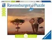 SŁOŃ W PARKU NARODOWYM MASAI MARA 1000 EL Puzzle;Puzzle dla dorosłych - Ravensburger