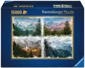 Kasteel in 4 seizoenen Puzzels;Puzzels voor volwassenen - Ravensburger