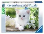 BIAŁY KOTEK 1500EL Puzzle;Puzzle dla dorosłych - Ravensburger