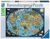 KRESKÓWKOWA KULA ZIEMSKA 1500 EL. Puzzle;Puzzle dla dorosłych - Ravensburger