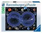 NIEBIAŃSKA MAPA 1500EL Puzzle;Puzzle dla dorosłych - Ravensburger