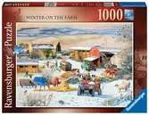 Zima na farmě 1000 dílků 2D Puzzle;Puzzle pro dospělé - Ravensburger
