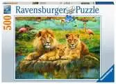Lions of the Savannah Pussel;Vuxenpussel - Ravensburger