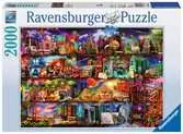 Puzzle 2D 2000 elementów: Świat książek Puzzle;Puzzle dla dorosłych - Ravensburger