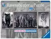 Panter, Elefanten, Löwe   1000p Puslespill;Voksenpuslespill - Ravensburger