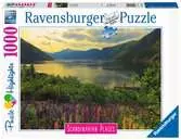 Skandinávie Fjord v Norsku, 1000 dílků 2D Puzzle;Puzzle pro dospělé - Ravensburger