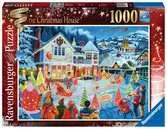Vánoční dům 1000 dílků 2D Puzzle;Puzzle pro dospělé - Ravensburger