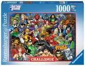 Challenge Puzzle: Liga spravedlnosti 1000 dílků 2D Puzzle;Puzzle pro dospělé - Ravensburger