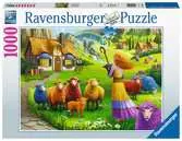 16949 8  ハッピー・シープ・ヤーン 1000ピース パズル;大人向けパズル - Ravensburger