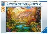 Dinoland 500 dílků 2D Puzzle;Puzzle pro dospělé - Ravensburger