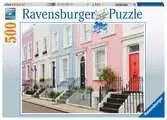 Barevné městské domy v Londýně 500 dílků 2D Puzzle;Puzzle pro dospělé - Ravensburger