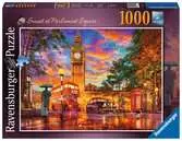 Západ slunce u Big Benu 1000 dílků 2D Puzzle;Puzzle pro dospělé - Ravensburger