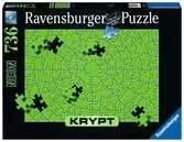 Krypt Puzzle: Neonová zelená 736 dílků 2D Puzzle;Puzzle pro dospělé - Ravensburger