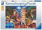 Uličky v Pise 500 dílků 2D Puzzle;Puzzle pro dospělé - Ravensburger