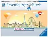Puzzle 1000 p - Une journée à Paris (Panorama) Puzzle;Puzzles adultes - Ravensburger