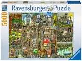 DZIWACZNE MIASTO 5000 EL Puzzle;Puzzle dla dorosłych - Ravensburger