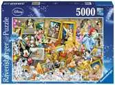 Disney Portréty postaviček 5000 dílků 2D Puzzle;Puzzle pro dospělé - Ravensburger