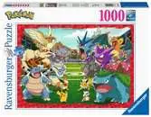 Puzzle 1000p - L affrontement des Pokémon Puzzle;Puzzles adultes - Ravensburger