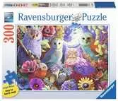 Hiboux colorés 300p Puzzle;Puzzles adultes - Ravensburger