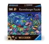 17515 4  ウッドパズル  アンダー・ザ・シー  500 パズル;ウッドパズル - Ravensburger