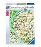 Sevilla na mapě 1000 dílků 2D Puzzle;Puzzle pro dospělé - Ravensburger