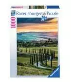 Údolí Val d Orcia, Toskánsko 1000 dílků 2D Puzzle;Puzzle pro dospělé - Ravensburger