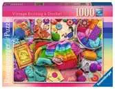 Vintage Knitting & Crochet Puslespill;Voksenpuslespill - Ravensburger