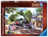 Vlaková zastávka na venkově 1000 dílků 2D Puzzle;Puzzle pro dospělé - Ravensburger