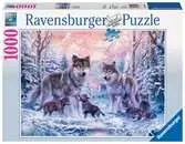 Puzzle 1000 p - Loups arctiques Puzzle;Puzzles adultes - Ravensburger