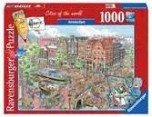 Amsterdam, 1000pc Puslespil;Puslespil for voksne - Ravensburger