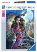 Puzzle 2D 1000 elementów: Patronka wilków Puzzle;Puzzle dla dorosłych - Ravensburger