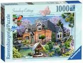 DOMEK WIEJSKI PRZEBIŚNIEG 1000EL Puzzle;Puzzle dla dorosłych - Ravensburger