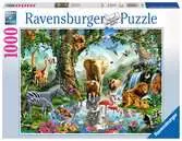 Puzzle 2D 1000 elementów: Przygoda w dżungli Puzzle;Puzzle dla dorosłych - Ravensburger