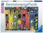 KOLOROWA SZATNIA 1000 EL Puzzle;Puzzle dla dorosłych - Ravensburger