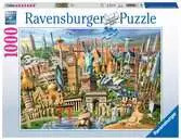 Památky metropolí 1000 dílků 2D Puzzle;Puzzle pro dospělé - Ravensburger