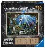 Puzzle EXIT: Łódź podwodna 759 elementów Puzzle;Puzzle dla dorosłych - Ravensburger