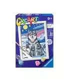 CreArt Serie E Classic - Lupi al chiaro di luna Giochi Creativi;CreArt Bambini - Ravensburger