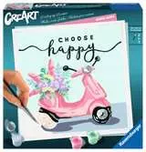 CreArt Serie Trend cuadrados- Choose happy Juegos Creativos;CreArt Adultos - Ravensburger