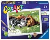 Ravensburger CreArt - Sleeping Cats and Dogs Arts & Craft;CreArt - Ravensburger