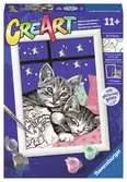 Sleepy Kitties Loisirs créatifs;Numéro d art - Ravensburger